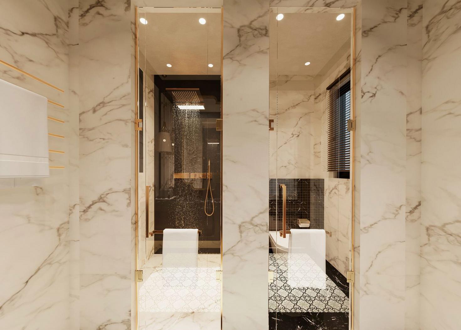 Salle de bain moderne